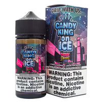 Thumbnail for CANDY KING EJUICE - PINK SQUARES ON ICE - 100ML - EJUICEOVERSTOCK.COM