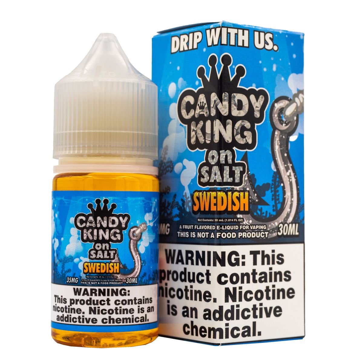 Salt Nic Candy King Swedish On Salt 30ml | Vape Juice Candy King On Salt - Swedish 30ml Bottle Australia Salt Nic Candy King Swedish On Salt 30ml | Vape Juice Candy King On Salt - Swedish 30ml Bottle Australia