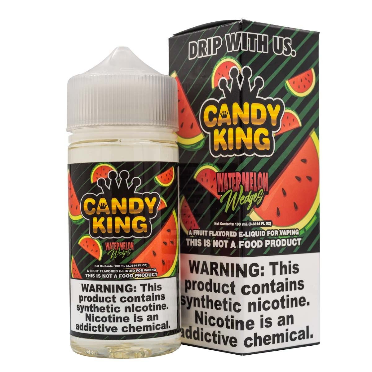 CANDY KING - WATERMELON WEDGES - 100ML - EJUICEOVERSTOCK.COM