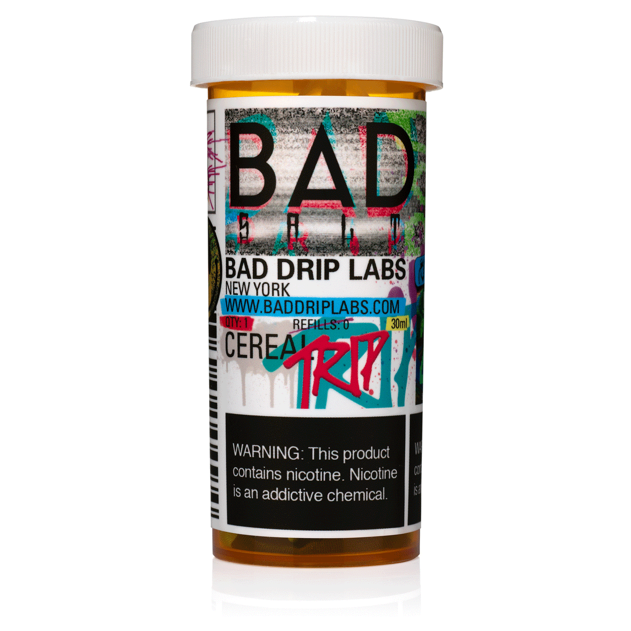CEREAL TRIP 30ML SALTS BY BAD DRIP LABS - EJUICEOVERSTOCK.COM