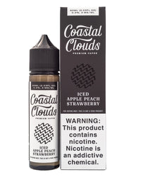 Thumbnail for COASTAL CLOUDS E-LIQUID ICED APPLE PEACH STRAWBERRY - 60ML - EJUICEOVERSTOCK.COM