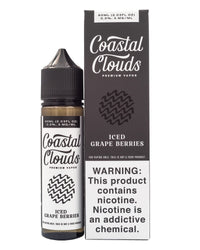 Thumbnail for COASTAL CLOUDS E-LIQUID ICED GRAPE BERRIES - 60ML - EJUICEOVERSTOCK.COM