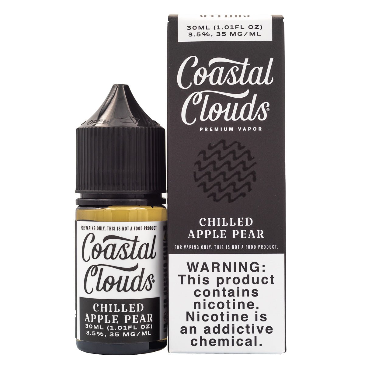 COASTAL CLOUDS SALTS CHILLED APPLE PEAR - 30ML - EJUICEOVERSTOCK.COM
