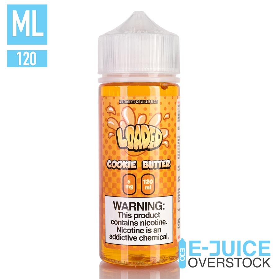 Cookie Butter Ejuice By Loaded E-Liquid - EJUICEOVERSTOCK.COM
