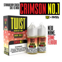 Thumbnail for CRIMSON NO. 1 (Strawberry Crush) Salt Nic by Twist E-Liquids 2x30mL - EJUICEOVERSTOCK.COM