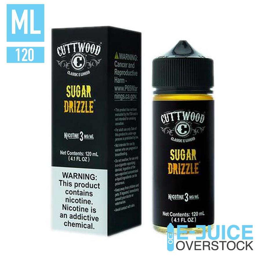 CUTTWOOD E-LIQUID SUGAR DRIZZLE - 120ML - EJUICEOVERSTOCK.COM