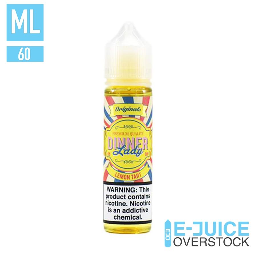 DINNER LADY E-LIQUID LEMON TART - 60ML - EJUICEOVERSTOCK.COM