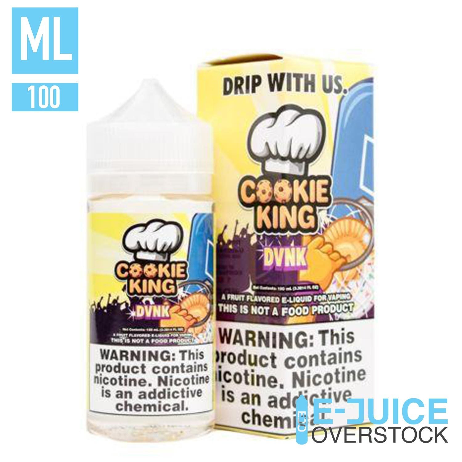 DVNK by Cookie King 100ML EJUICE - EJUICEOVERSTOCK.COM