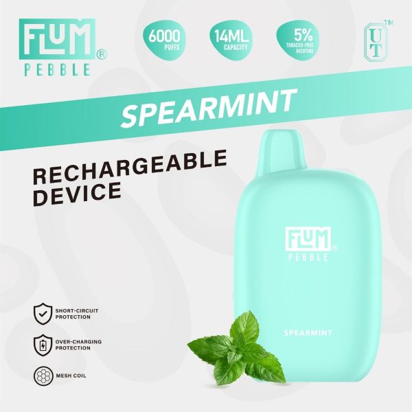 FLUM PEBBLE DISPOSABLE - 6000 PUFFS - EJUICEOVERSTOCK.COM