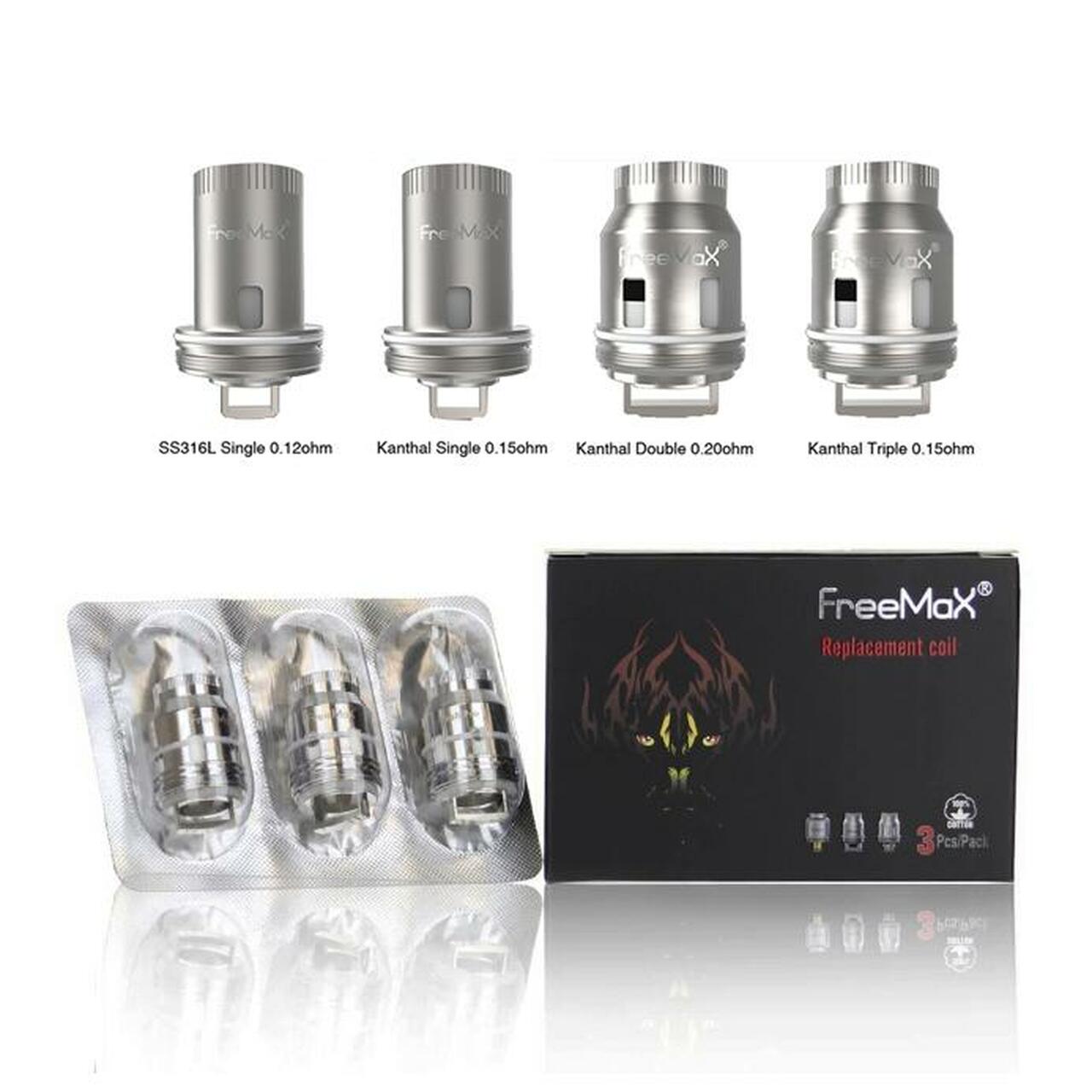 FREEMAX MESH PRO REPLACEMENT COILS - 3PK - EJUICEOVERSTOCK.COM