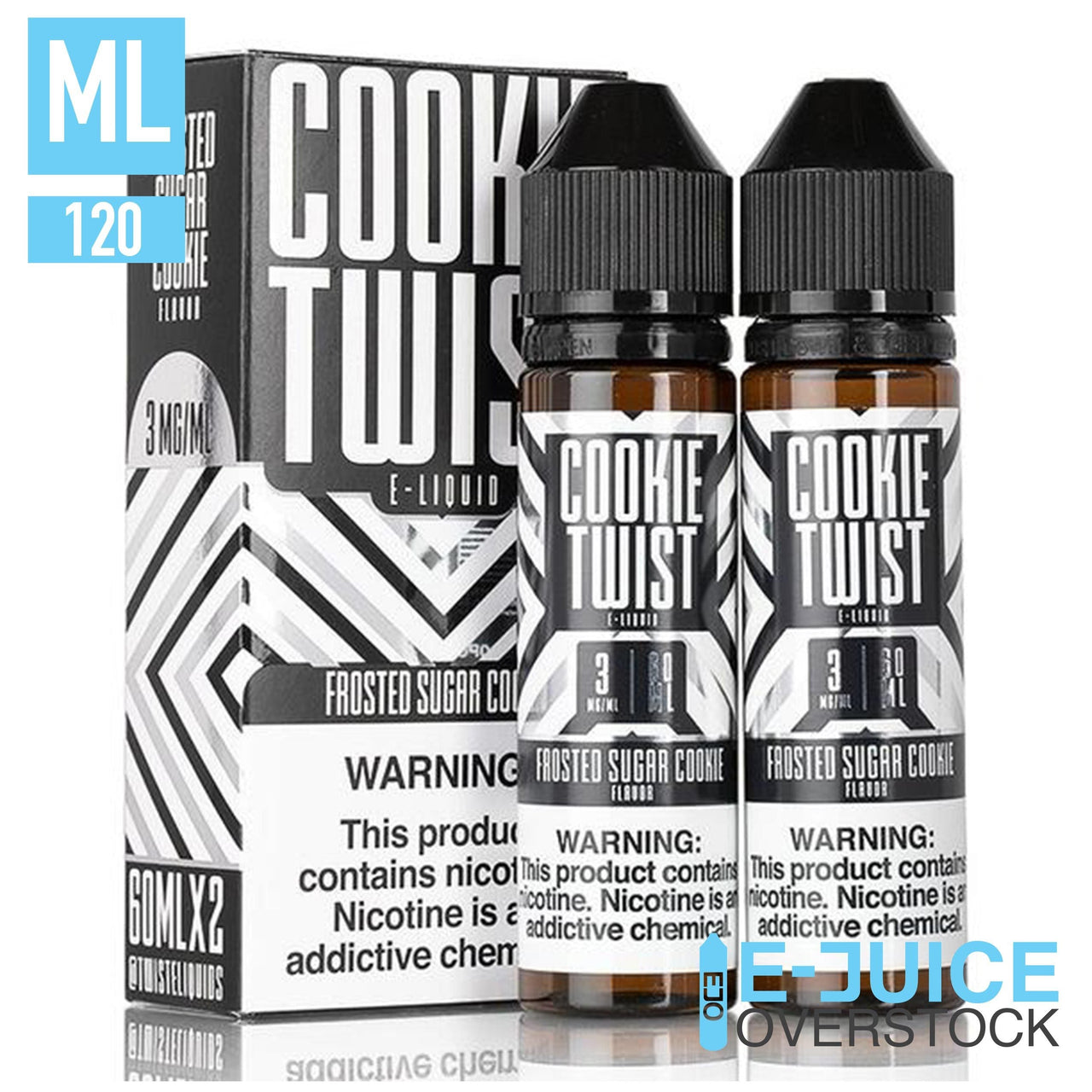 FROSTED AMBER (Frosted Sugar Cookie) by Cookie Twist 2x60ML EJUICE - EJUICEOVERSTOCK.COM