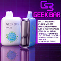 Thumbnail for GEEK BAR PULSE 15000 DISPOSABLE - EJUICEOVERSTOCK.COM