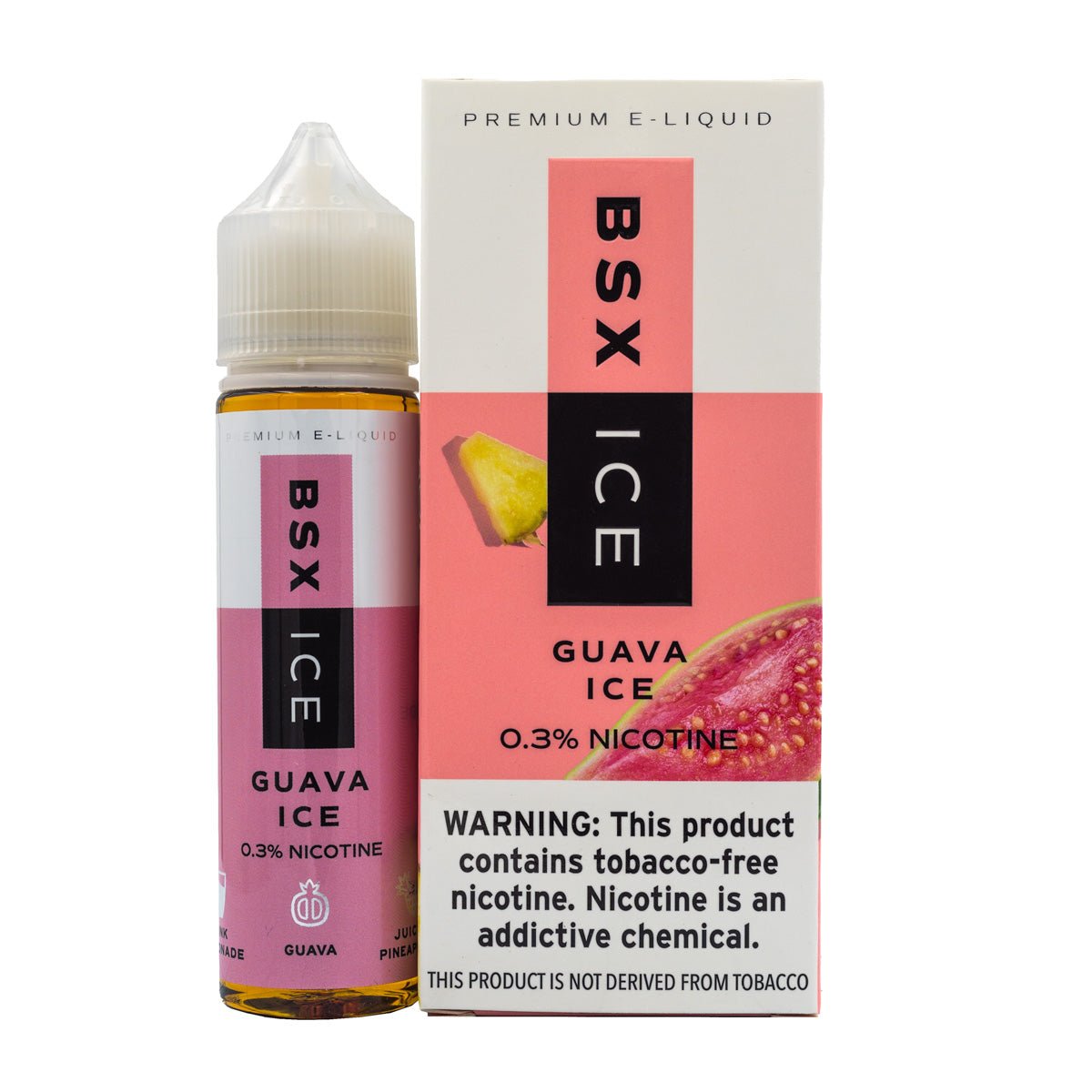 GLAS BSX ICE - GUAVA ICE - 60ML - EJUICEOVERSTOCK.COM