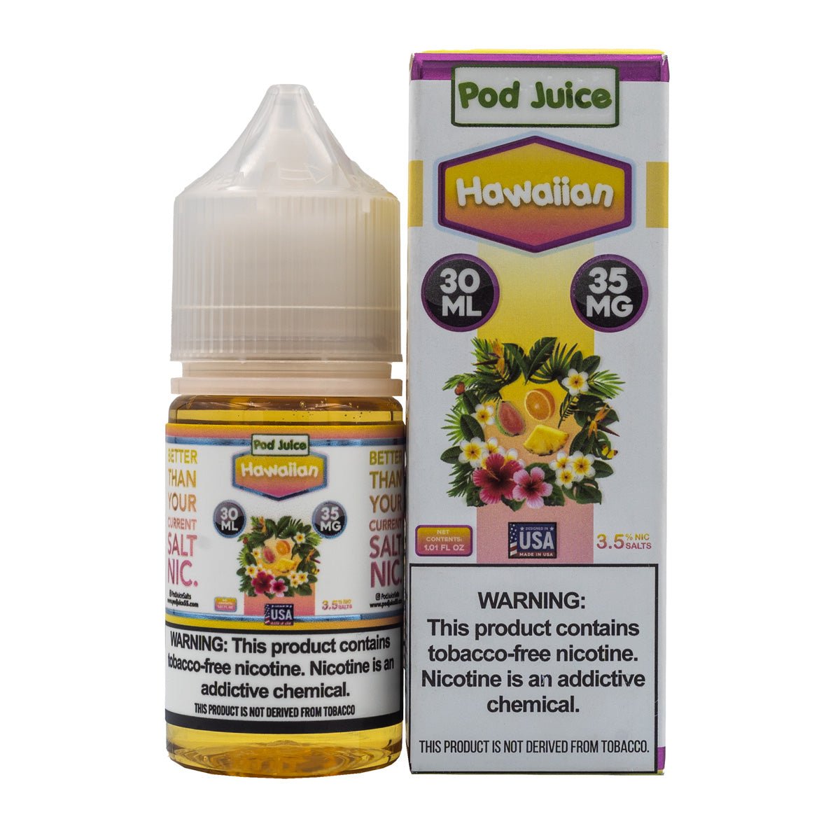 Hawaiian Pod by Pod Juice 30ml SALTNIC - EJUICEOVERSTOCK.COM