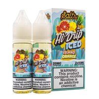 Thumbnail for ISLAND ORANGE ICED BY HI DRIP 30ML SALTNIC - EJUICEOVERSTOCK.COM