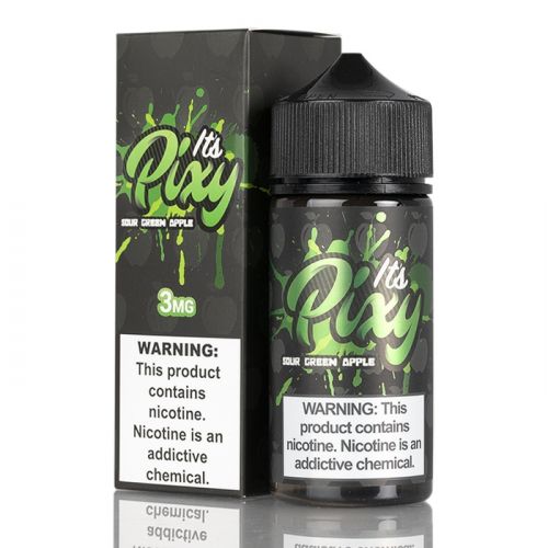 ITS PIXY EJUICE - SOUR GREEN APPLE - 100ML - EJUICEOVERSTOCK.COM