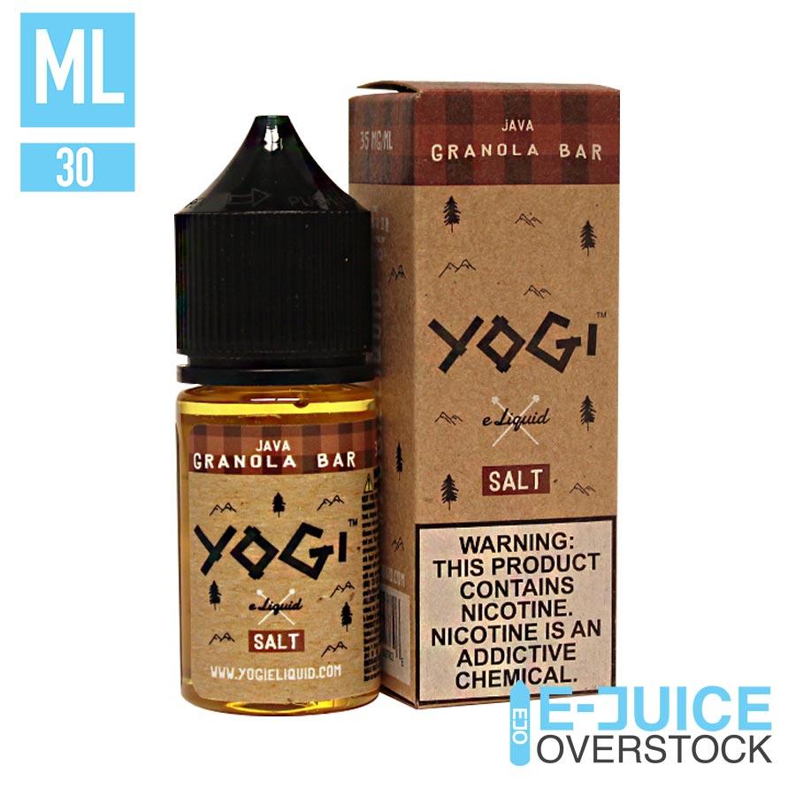 Java Granola Bar by Yogi Salts E-Liquid 30ml - EJUICEOVERSTOCK.COM