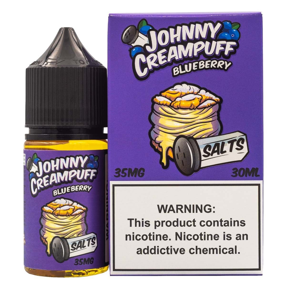 JOHNNY CREAMPUFF - BLUEBERRY - 30ML - EJUICEOVERSTOCK.COM