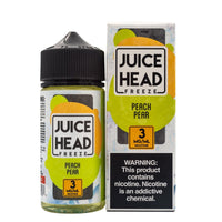 Thumbnail for JUICE HEAD E-LIQUID PEACH PEAR FREEZE - 100ML - EJUICEOVERSTOCK.COM
