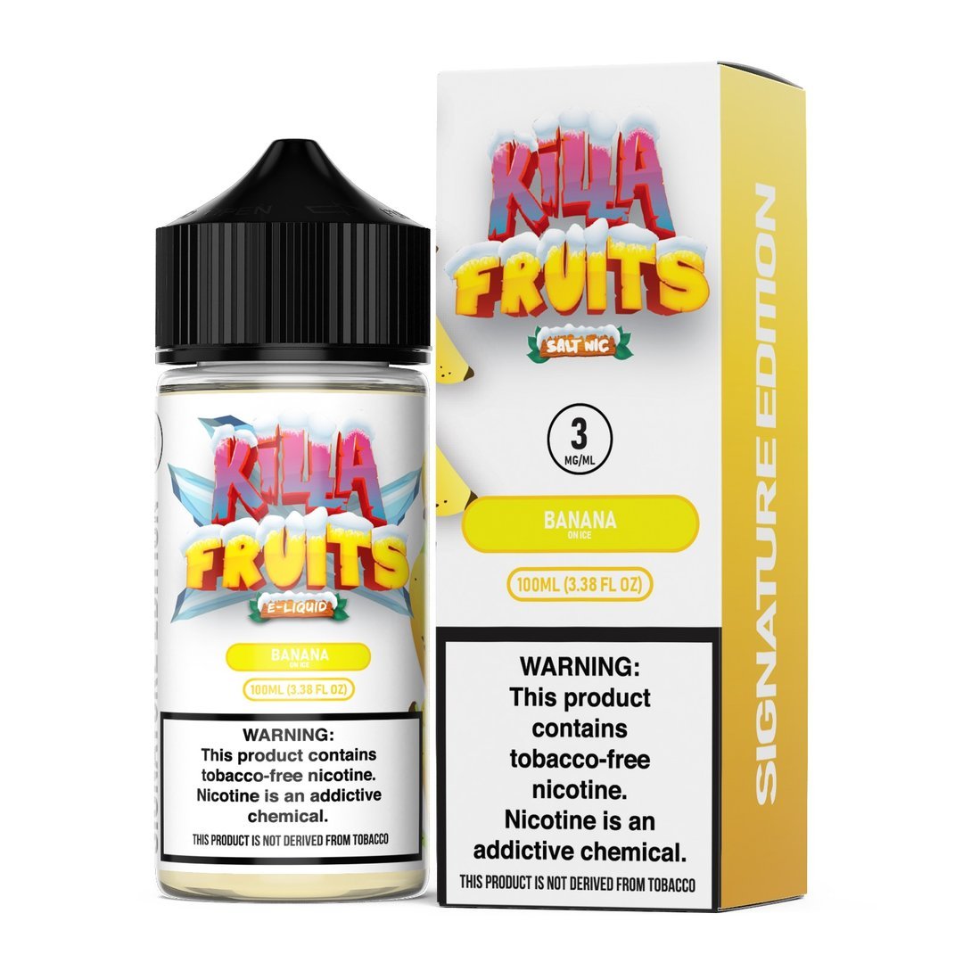 KILLA FRUITS BANANA ICE - 100ML - EJUICEOVERSTOCK.COM