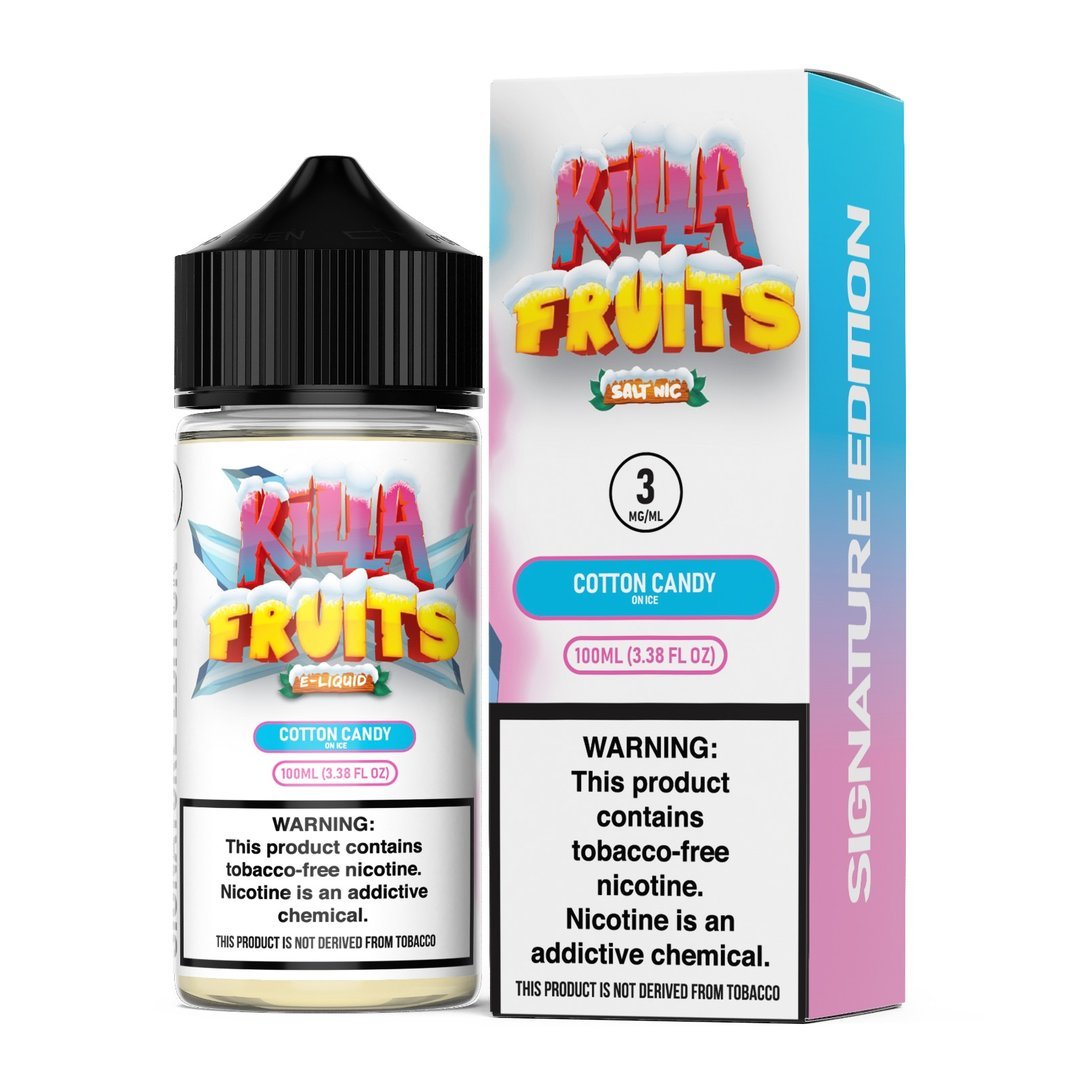 KILLA FRUITS COTTON CANDY ICE - 100ML - EJUICEOVERSTOCK.COM