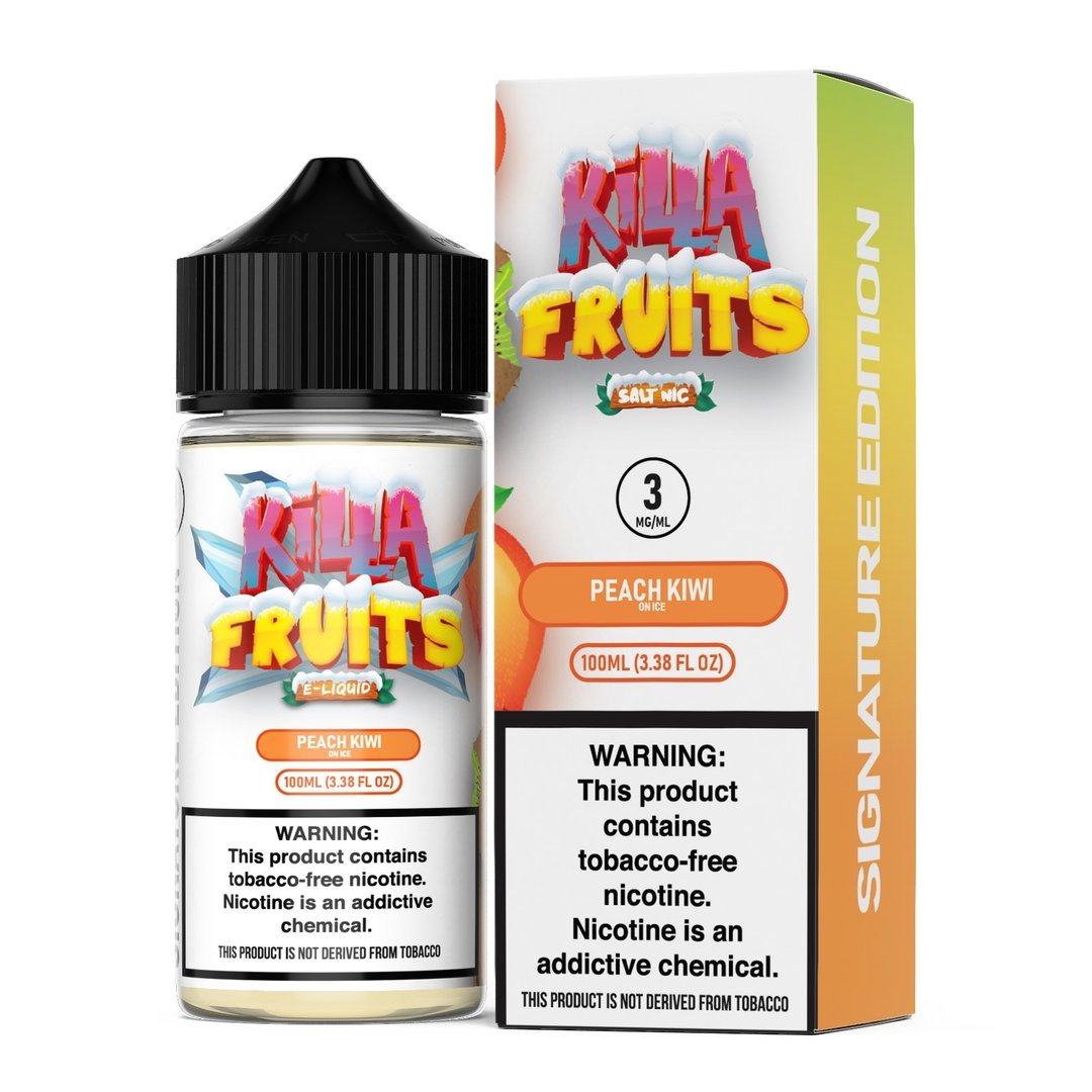 KILLA FRUITS PEACH KIWI ICE - 100ML - EJUICEOVERSTOCK.COM