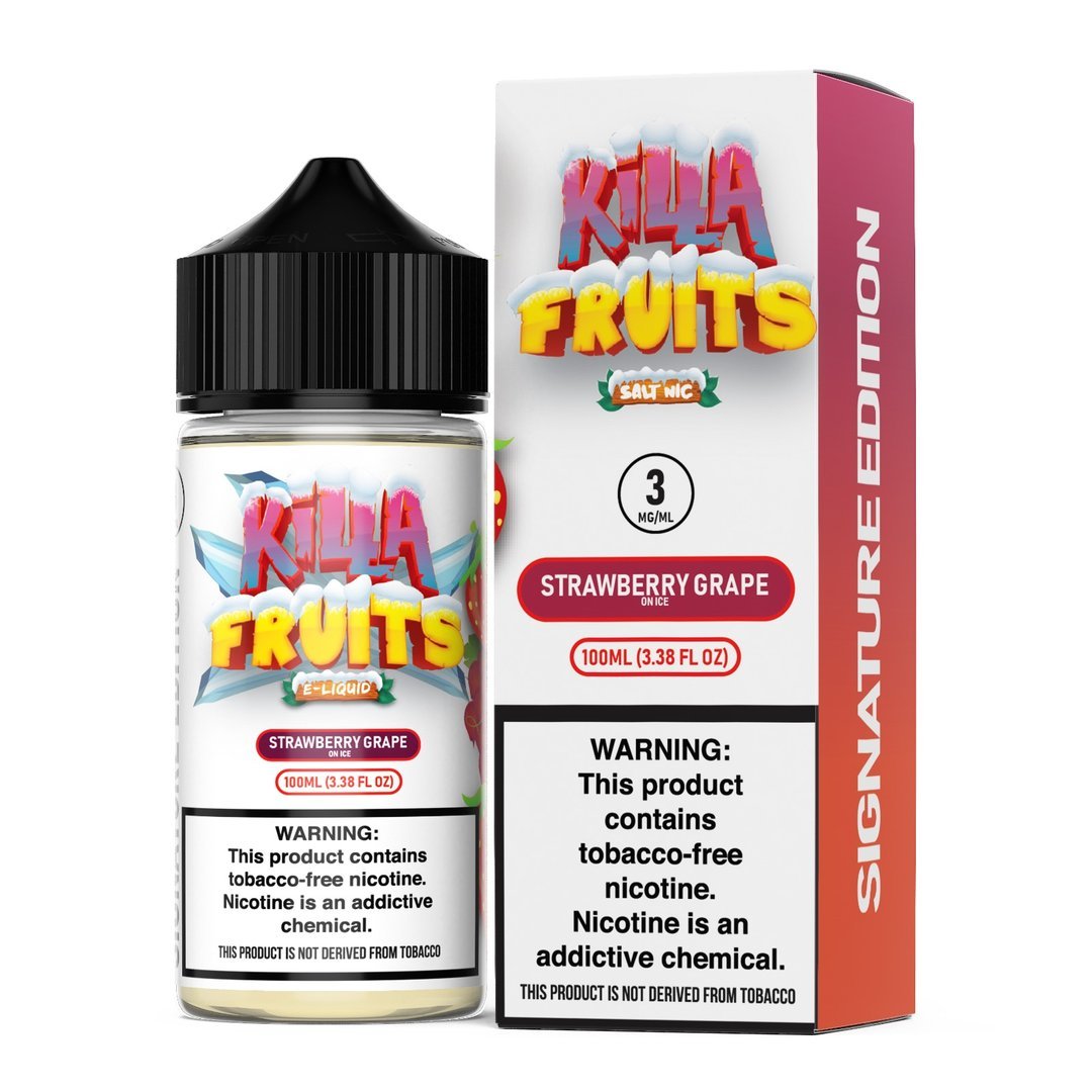 KILLA FRUITS STRAWBERRY GRAPE ICE - 100ML - EJUICEOVERSTOCK.COM