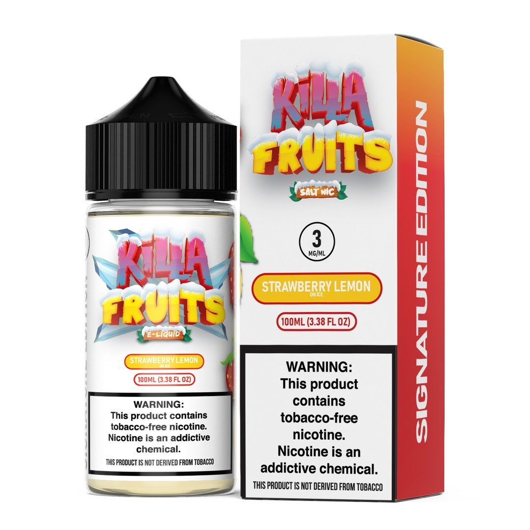 KILLA FRUITS STRAWBERRY LEMON ICE - 100ML - EJUICEOVERSTOCK.COM