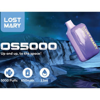 Thumbnail for LOST MARY DISPOSABLE - 5000 PUFFS - EJUICEOVERSTOCK.COM