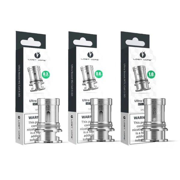 LOST VAPE ULTRA BOOST REPLACEMENT COILS - 5PK - EJUICEOVERSTOCK.COM