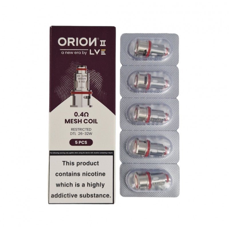 LVE ORION 2 REPLACEMENT COILS - 5PK - EJUICEOVERSTOCK.COM