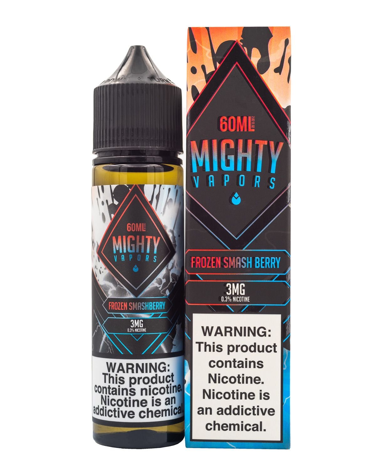 MIGHTY VAPORS EJUICE - FROZEN SMASH BERRY - 60ML - EJUICEOVERSTOCK.COM