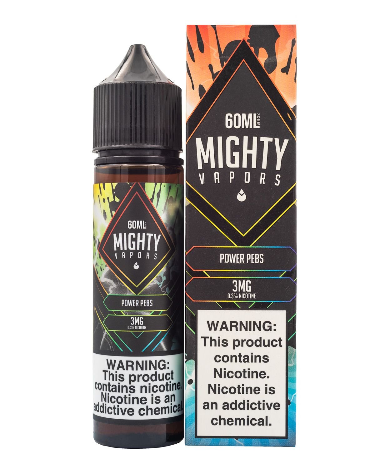MIGHTY VAPORS EJUICE - POWER PEBS - 60ML - EJUICEOVERSTOCK.COM