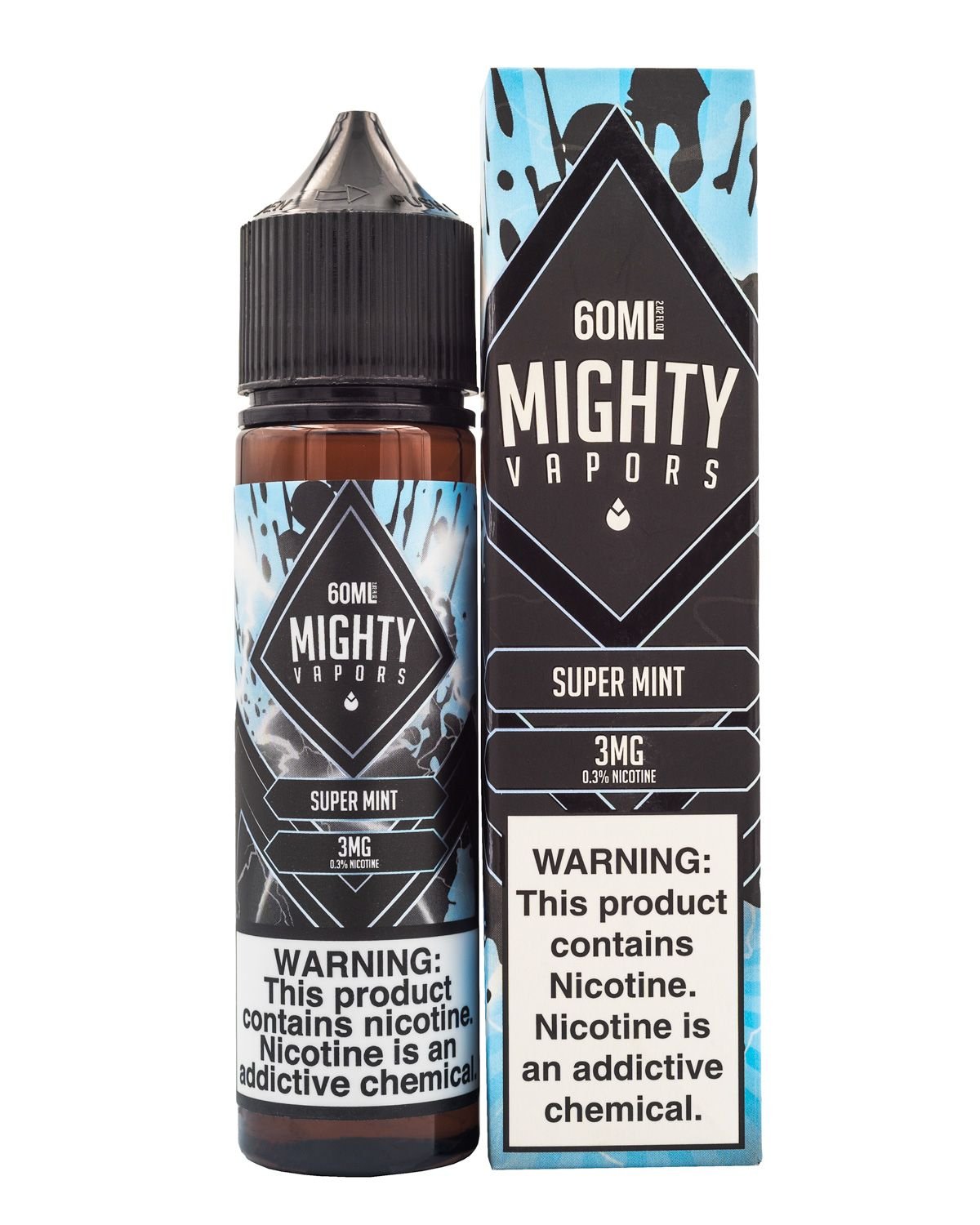 MIGHTY VAPORS EJUICE - SUPER MINT - 60ML - EJUICEOVERSTOCK.COM