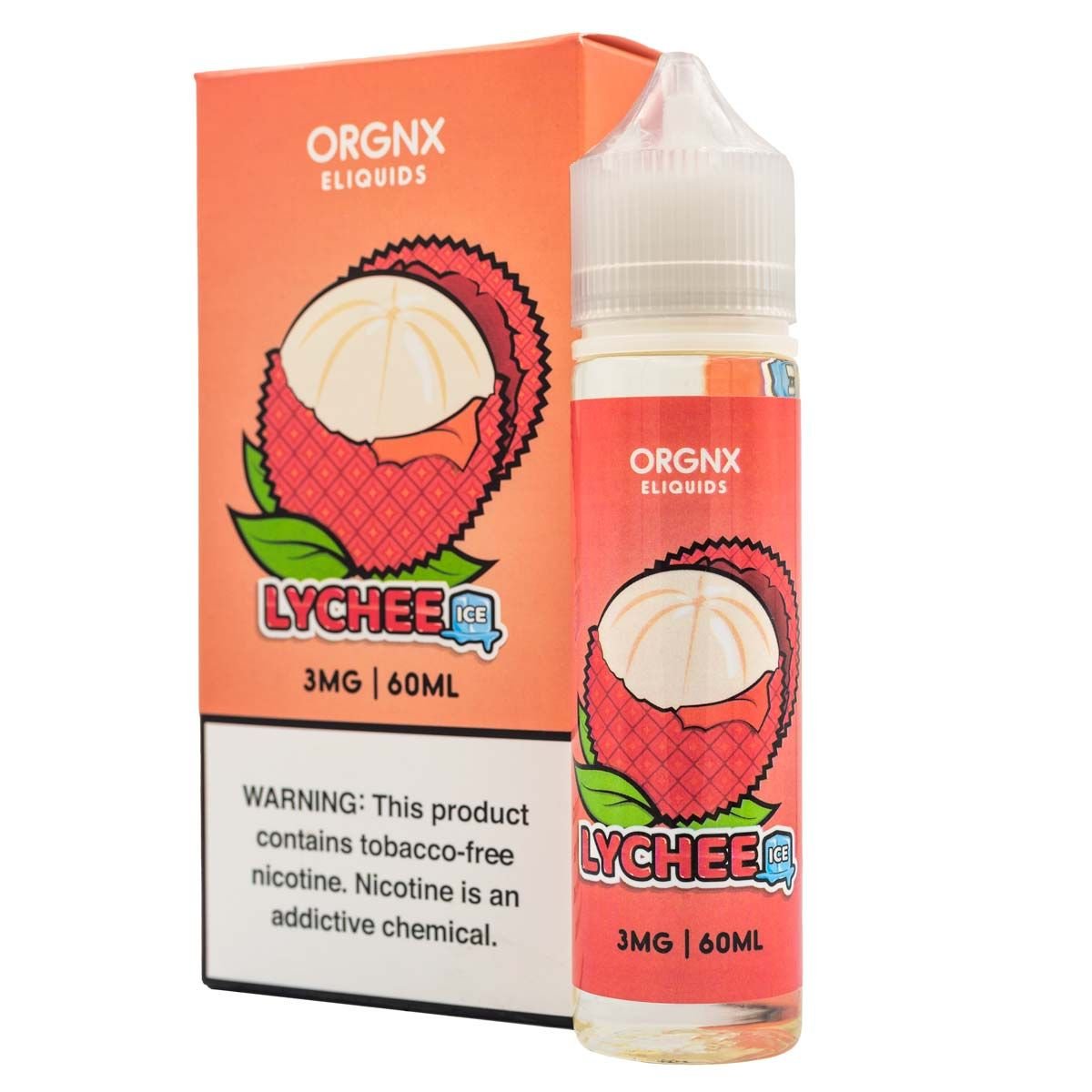 ORGNX ELIQUID - LYCHEE ICED - 60ML - EJUICEOVERSTOCK.COM