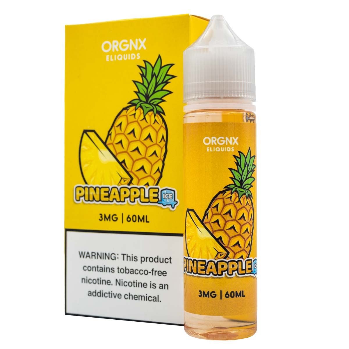 ORGNX ELIQUID - PINEAPPLE ICED - 60ML - EJUICEOVERSTOCK.COM