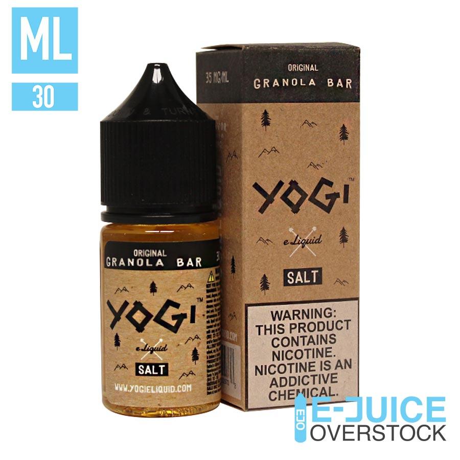 Original Granola Bar by Yogi Salts E-Liquid 30ml - EJUICEOVERSTOCK.COM