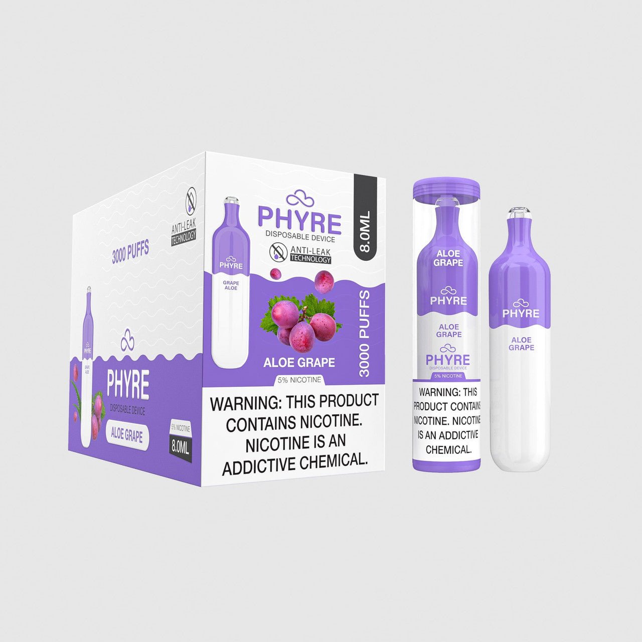PHYRE DISPOSABLE 3000 PUFFS - 10PK - EJUICEOVERSTOCK.COM