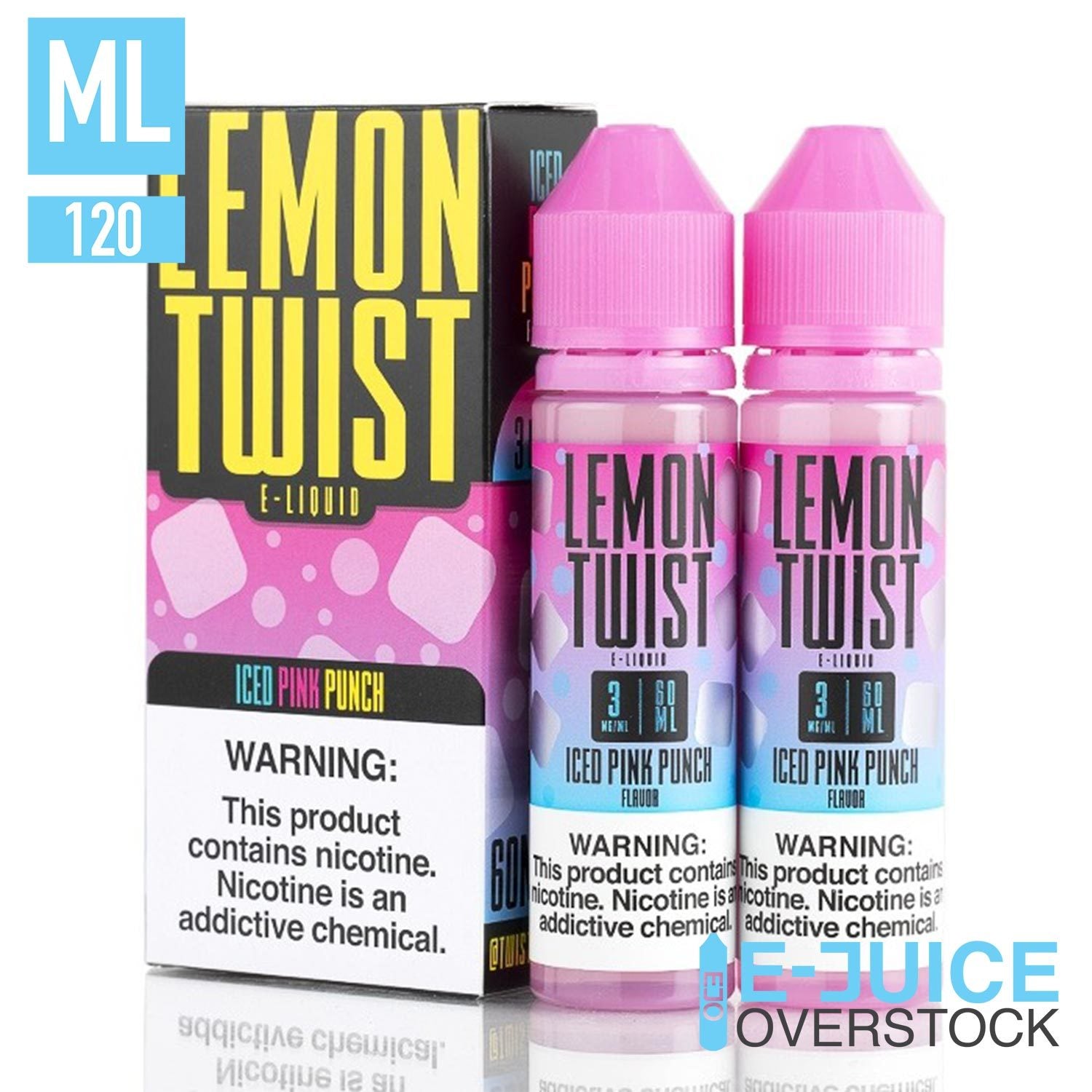 PINK NO. 0 (Iced Pink Punch by Lemon) by Twist E-liquids 2x60ML - EJUICEOVERSTOCK.COM