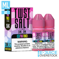Thumbnail for PINK NO. 0 (Iced Pink Punch) Salt by TWST Salt 2x30ML SALTNIC - EJUICEOVERSTOCK.COM