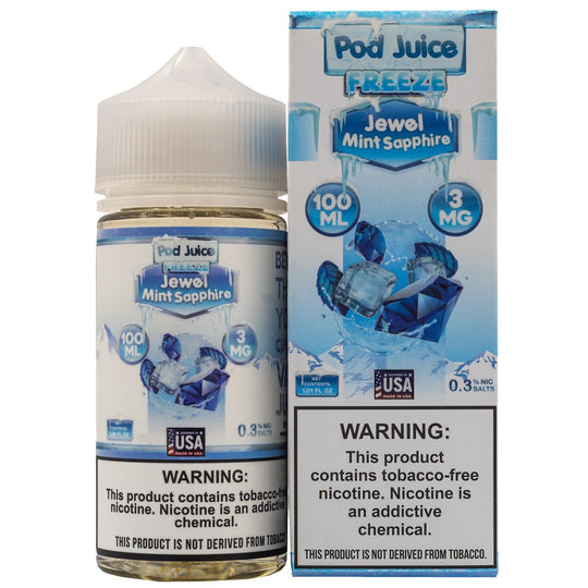 POD JUICE E-LIQUID JEWEL MINT SAPPHIRE ICE - 100ML EJUICEOVERSTOCK.COM POD JUICE E-LIQUID JEWEL MINT SAPPHIRE ICE - 100ML EJUICEOVERSTOCK.COM