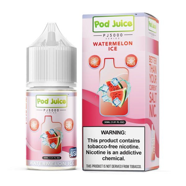 POD JUICE PJ5000 - WATERMELON ICE - 30ML - EJUICEOVERSTOCK.COM