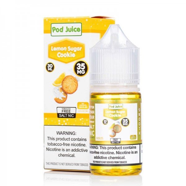 POD JUICE SALT LEMON SUGAR COOKIE - 30ML - EJUICEOVERSTOCK.COM