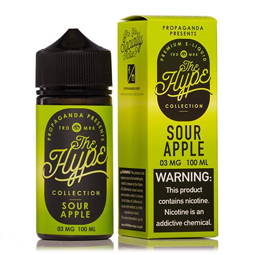 PROPAGANDA E-LIQUID SOUR APPLE - 100ML - EJUICEOVERSTOCK.COM