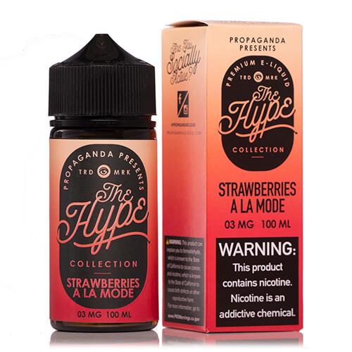 PROPAGANDA E-LIQUID STRAWBERRY ALA MODE - 100ML - EJUICEOVERSTOCK.COM