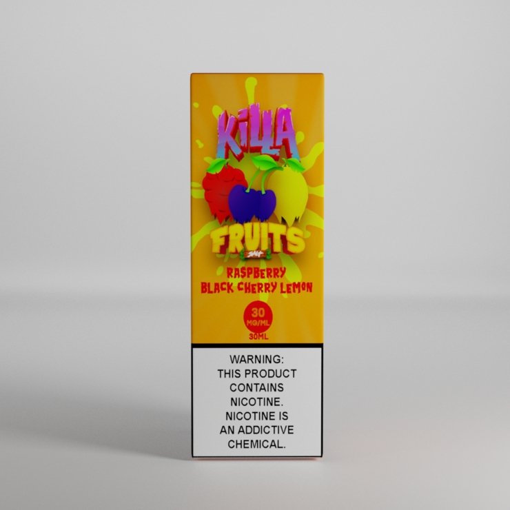 Raspberry Black Cherry Lemon by Killa Fruits Salt 30ML Saltnic - EJUICEOVERSTOCK.COM