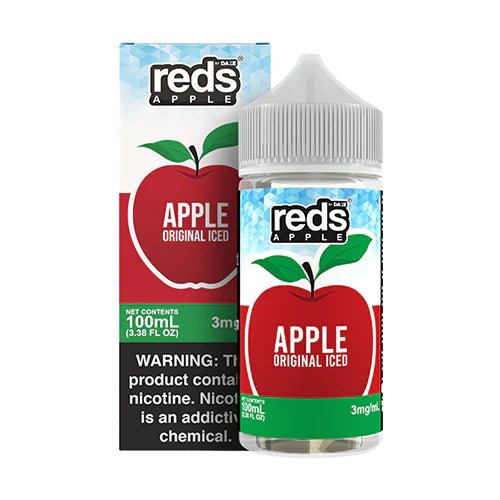 REDS APPLE EJUICE - APPLE ICED - 100ML - EJUICEOVERSTOCK.COM