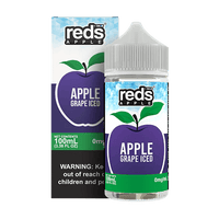 Thumbnail for REDS APPLE EJUICE - GRAPE ICED - 100ML - EJUICEOVERSTOCK.COM