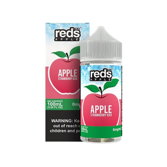 REDS APPLE EJUICE - STRAWBERRY ICED - 100ML - EJUICEOVERSTOCK.COM