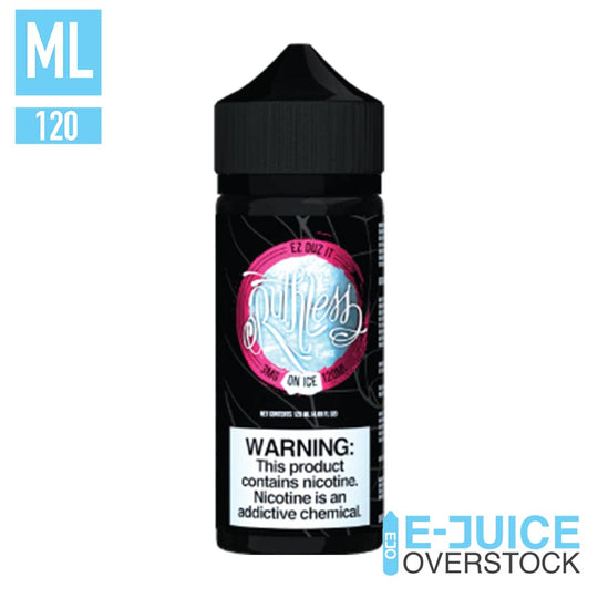 RUTHLESS E-LIQUID EZ DUZ IT ON ICE - 100ML EJUICEOVERSTOCK.COM RUTHLESS E-LIQUID EZ DUZ IT ON ICE - 100ML EJUICEOVERSTOCK.COM